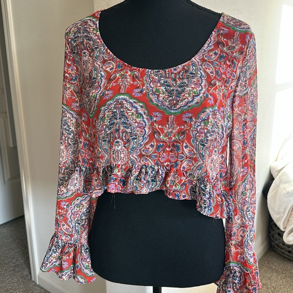 Forever 21 Tops - Forever 21 sheer crop top